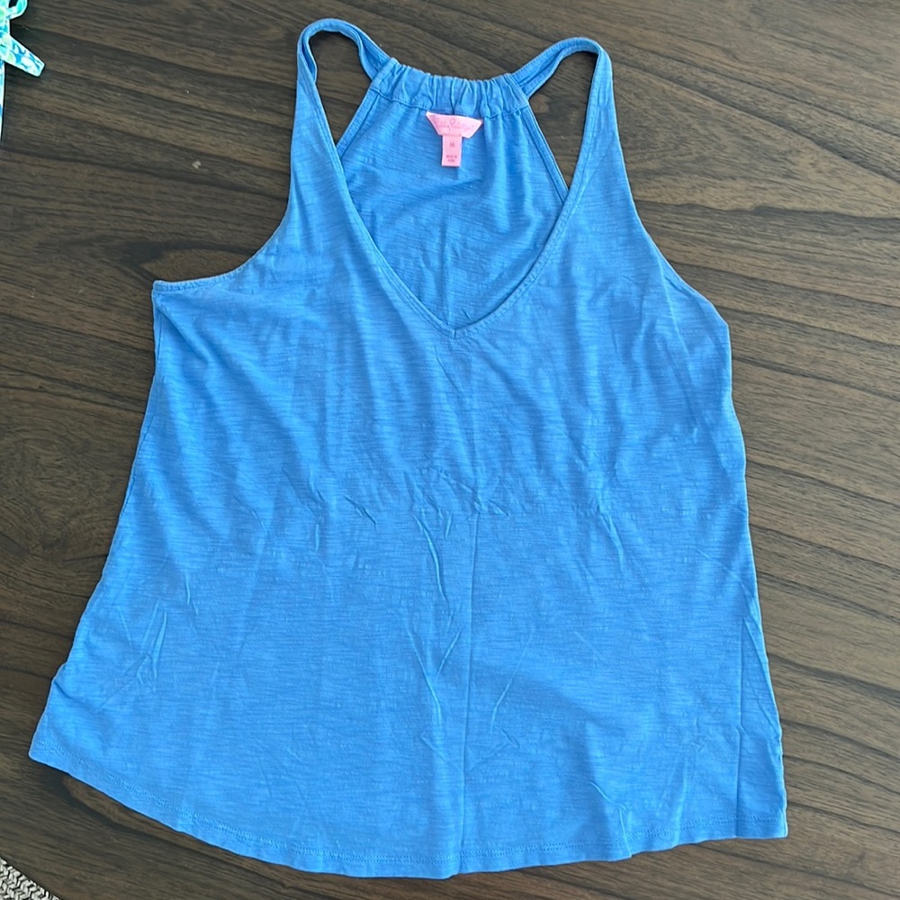 Lilly Pulitzer Pima Cotton Racer Back Tank - M